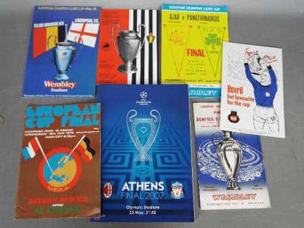 Football Programmes. European Cup / Cham