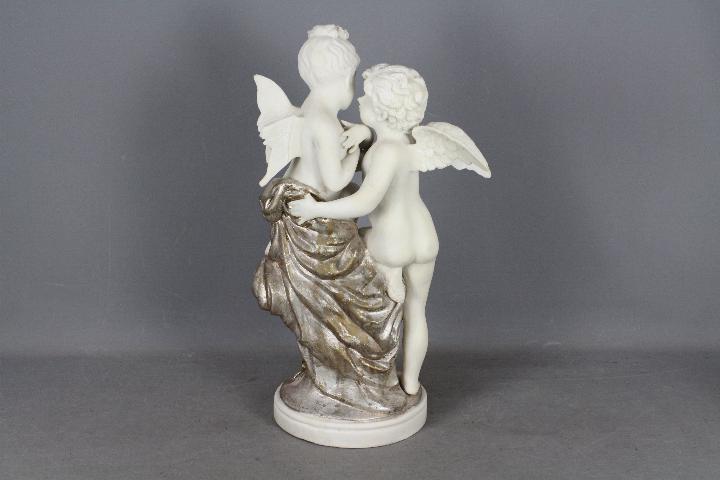 A decorative depiction of two putti, app - Image 4 of 4