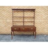 A George III style kitchen dresser with