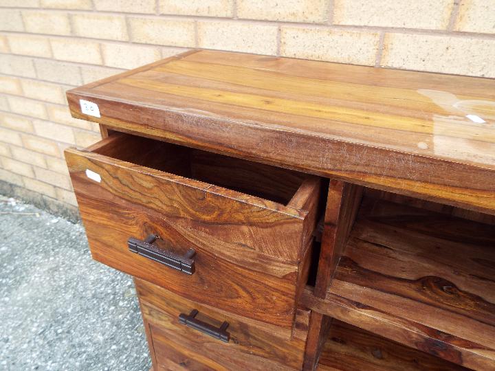 A chest of three drawers with shelving s - Image 2 of 2