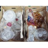 Two boxes of mixed glassware. [2]