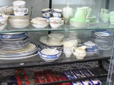 A collection of dinner and tea wares comprising Paragon and Keeling & Co Losol Ware,