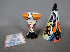 Lorna Bailey - A limited edition conical sugar sifter in the Summer pattern,