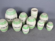 T G Green - A quantity of Streamline range kitchen storage jars and similar,