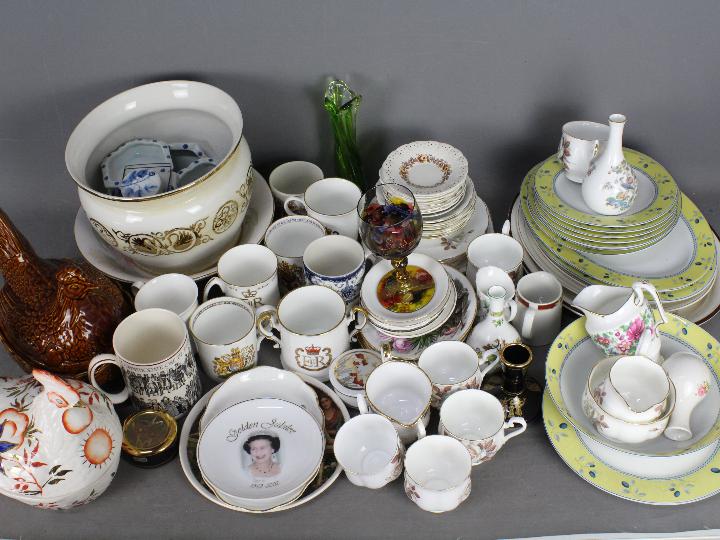 A mixed lot of ceramics and glassware, three boxes.