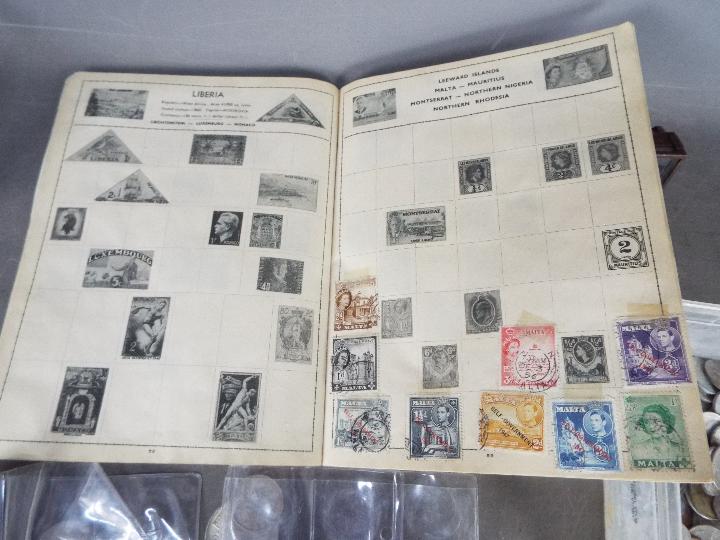 An All Nations Stamp Album containing a few stamps, a quantity of loose stamps, - Image 6 of 6