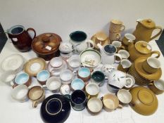 Denby - Large pottery collection of various patterns of ceramic dinner wares. Quantity.