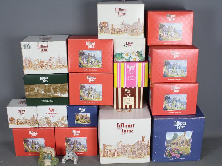 A collection of twenty Lilliput Lane models, all bar two boxed. Collectors club included.