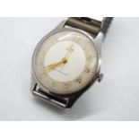 A gentleman's Tudor Royal stainless steel wristwatch on expanding bracelet,