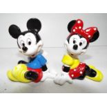 A Mickey and Mini mouse,