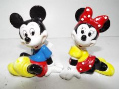 A Mickey and Mini mouse,