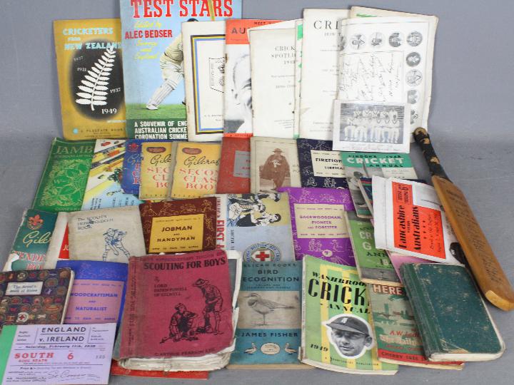 Lot to include scouting related ephemera, manuals and similar,