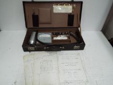 Vintage Velometer in case. Tested 1971. Large size. Paperwork included.