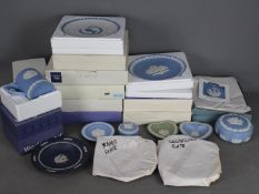 Wedgwood - A quantity of Jasperware, part boxed, to include Christmas plates, trinket boxes,