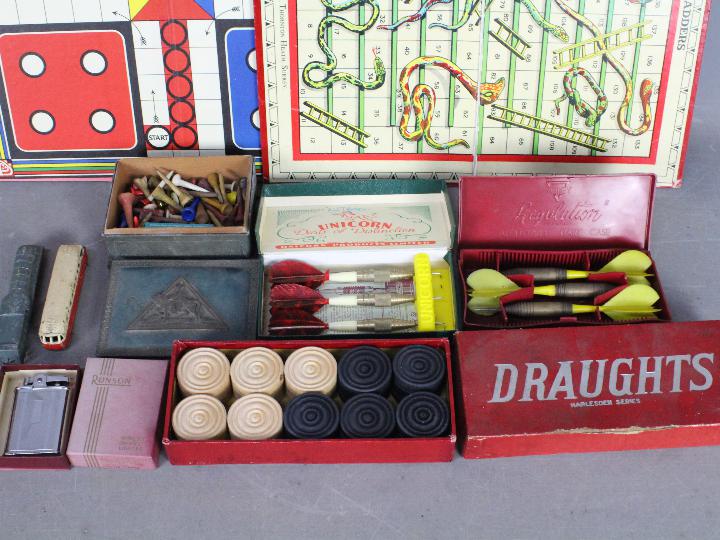 Lot to include vintage darts, Ronson lighter, Dinky toys and similar. - Image 2 of 3