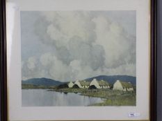 Paul Henry RHA (Irish 1876 - 1958), colour print, landscape scene, signed in pencil lower right,