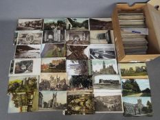 Deltiology - Over 400 eraly to mid period UK topographical cards with interest in Derbyshire and
