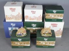 Eight boxed Lilliput Lane cottages to include Penny Sweets, Walker's Rest, Chatterbox Corner,