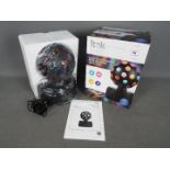 iTek bluetooth speaker with rotating disco ball boxed
