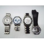 Four gentleman's wristwatches.