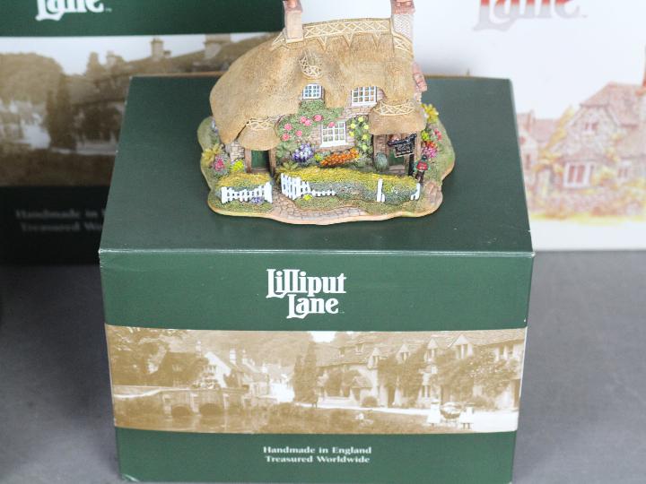 Eight boxed Lilliput Lane cottages to include Penny Sweets, Walker's Rest, Chatterbox Corner, - Image 2 of 3