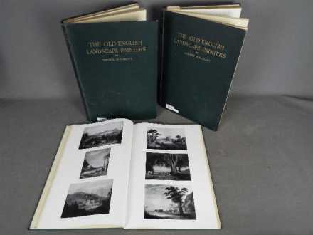 The Old English Landscape Painters, Colonel M. H. Grant, volumes I, II & III.