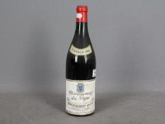 Chateauneuf du Pape (standard size bottle), Vintage 1961, level upper shoulder,