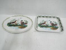 Two ceramic Portmeirion dishes,