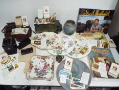 A good mixed lot to include cigarette cards in Cigar boxes, Embassy and Grandee,