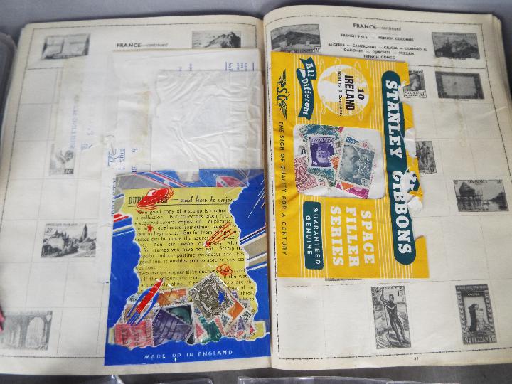 An All Nations Stamp Album containing a few stamps, a quantity of loose stamps, - Image 4 of 6