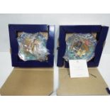 Two Royal Worcester collector plates,