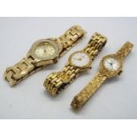 Three lady's wristwatches comprising Rotary, Montine and similar.