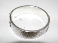 A silver bangle