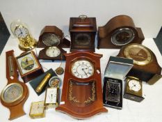Clock / Timepiece collection - Makers = Smiths, Humberstones, Abbey, Dalvey, Timecal, Maxim, I.M.