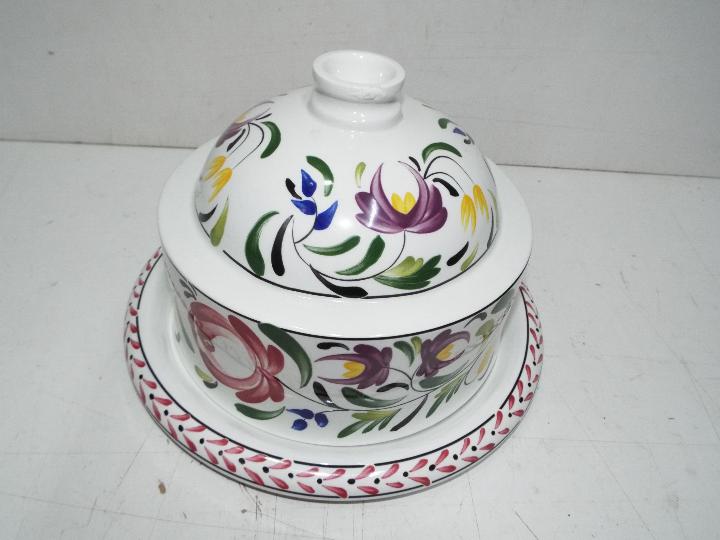 Portmerion "Welsh Dresser" Cheese Dish. Base is 27cm wide.