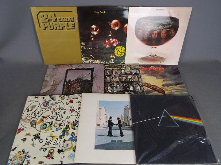 A collection of 12" vinyl records to include Pink Floyd Wish You Were Here (SHVL814),