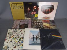 A collection of 12" vinyl records to include Pink Floyd Wish You Were Here (SHVL814),