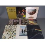 A collection of 12" vinyl records to include Pink Floyd Wish You Were Here (SHVL814),