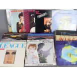 A quantity of 12" vinyl records to include Adam And The Ants, Duran Duran, Cat Stevens, Elton John,