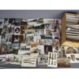 Deltiology - in excess of 500 UK topographical and subject postcards to include children, flowers,