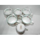 Minton - six ceramic Minton mugs, approx