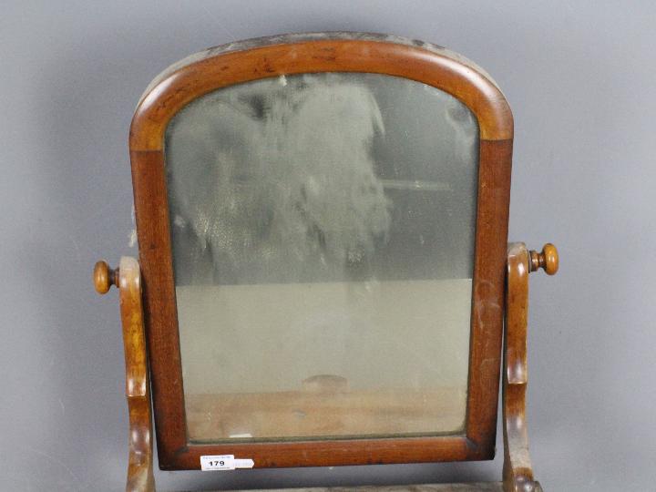 A Victorian toilet mirror with twin draw - Image 2 of 4