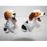 A pair of Royal Doulton dogs, approx 12