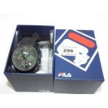 A Fila chronograph wristwatch