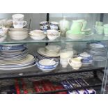 A collection of dinner and tea wares com