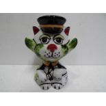 A Lorna Bailey figurine depicting a cat