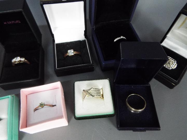 LOT WITHDRAWN - A collection of costume jewellery dress rings, all boxed. - Image 3 of 3