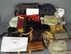 Lady's handbags, purses and similar.