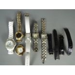 A small collection of lady's wristwatches.