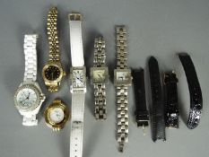 A small collection of lady's wristwatches.